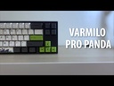 Teclado Mecanico Ducky Miya Pro Panda V2 Ingles Led Blanco Cherry Mx Silent Red  