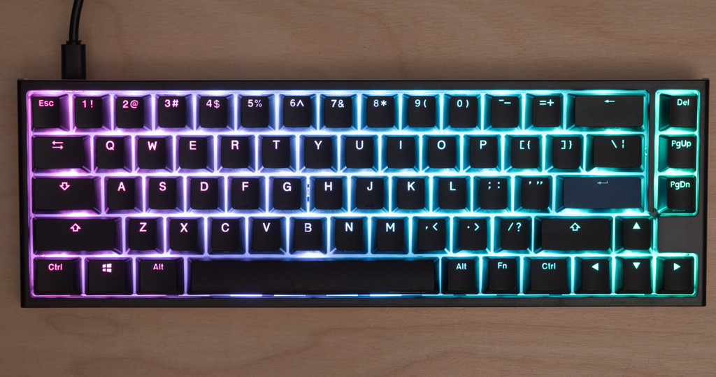 Teclado Mecanico Ducky One 2 SF Español RGB Cherry Mx Black