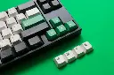Teclado Mecanico Ducky Miya Pro Panda V2 Ingles Led Blanco Cherry Mx Silent Red  