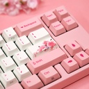 Teclado Mecanico Ducky Miya Pro Sakura V2 Ingles Led Blanco Varmilo EC Rose V2 