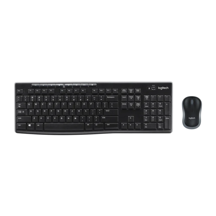 Teclado y Mouse Logitech MK270 Black Inalámbrico 920-004432