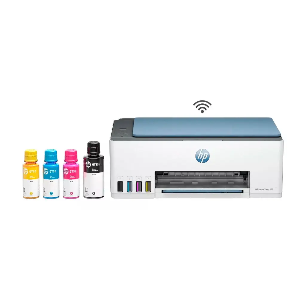 Impresora HP Smart Tank 585 Multifunción Wi-Fi 