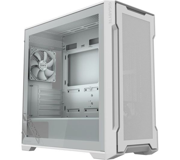 Gabinete Gigabyte C102 Glass ICE Blanco M-ATX 2*FAN 
