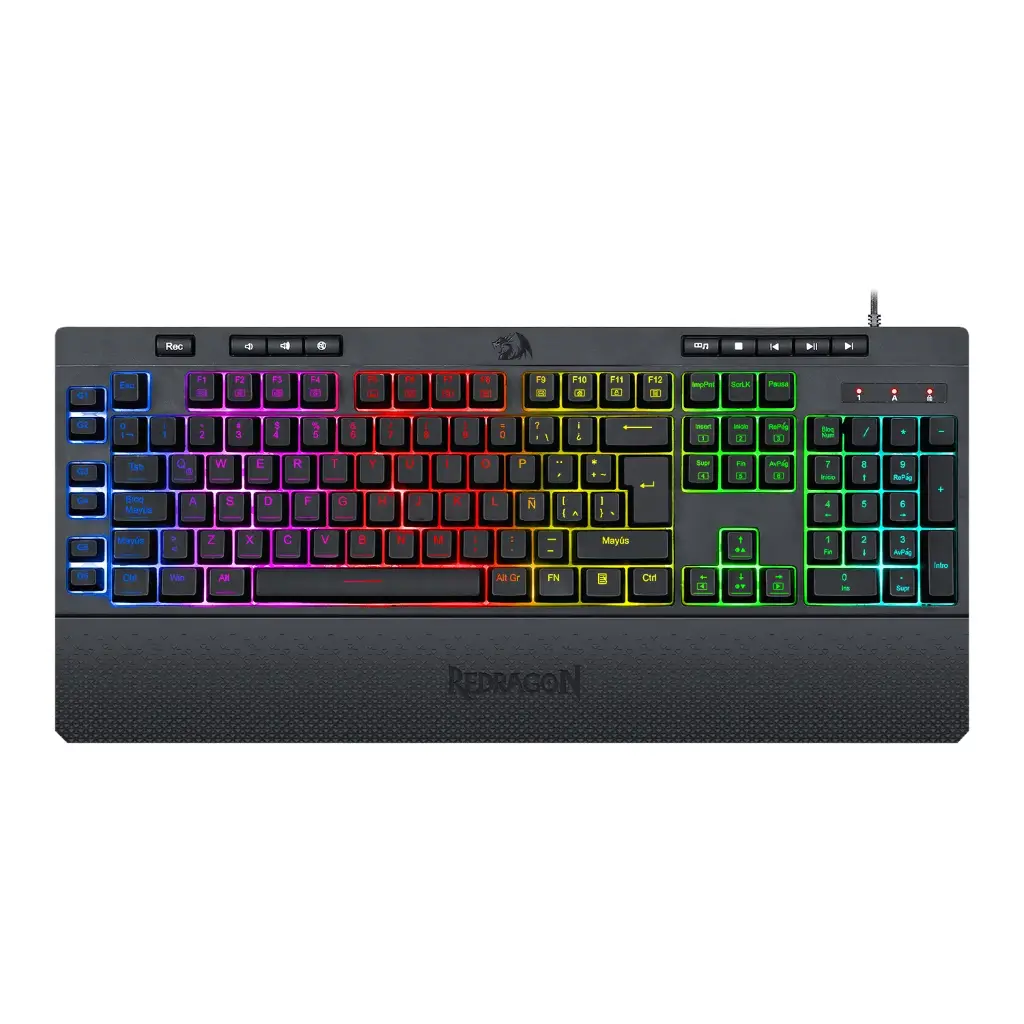 Teclado Redragon Shiva Black FS Español RGB