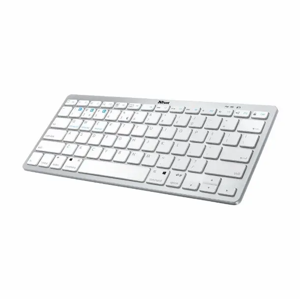 Teclado Trust Basics Bluetooth Silver Español
