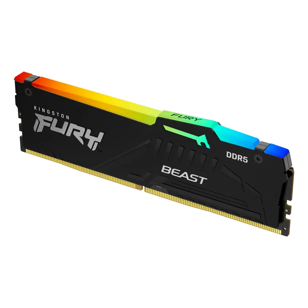 Memoria Kingston Fury Beast DDR5 16GB 5600Mhz RGB Negra