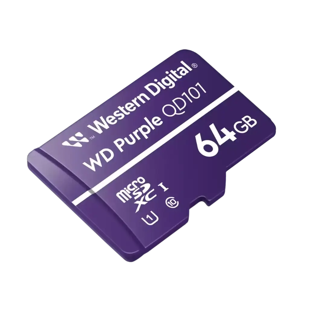 MicroSDXC Western Digital 64GB Purple SC Ultra Endurance