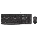 Teclado y Mouse Logitech MK120 Black