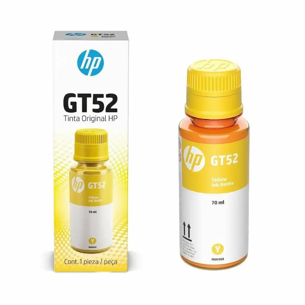 Botella de Tinta HP GT52 70ml Amarillo