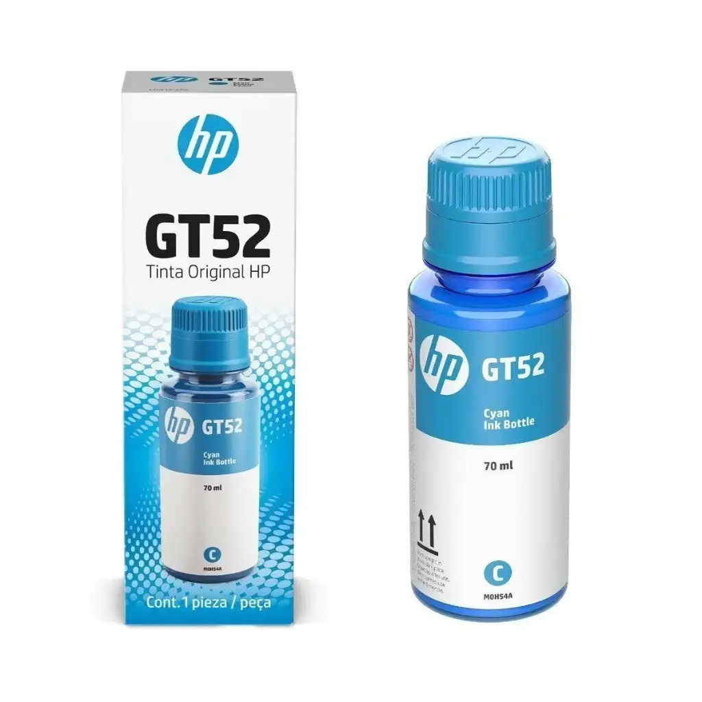 Botella de Tinta HP GT52 70ml Cyan
