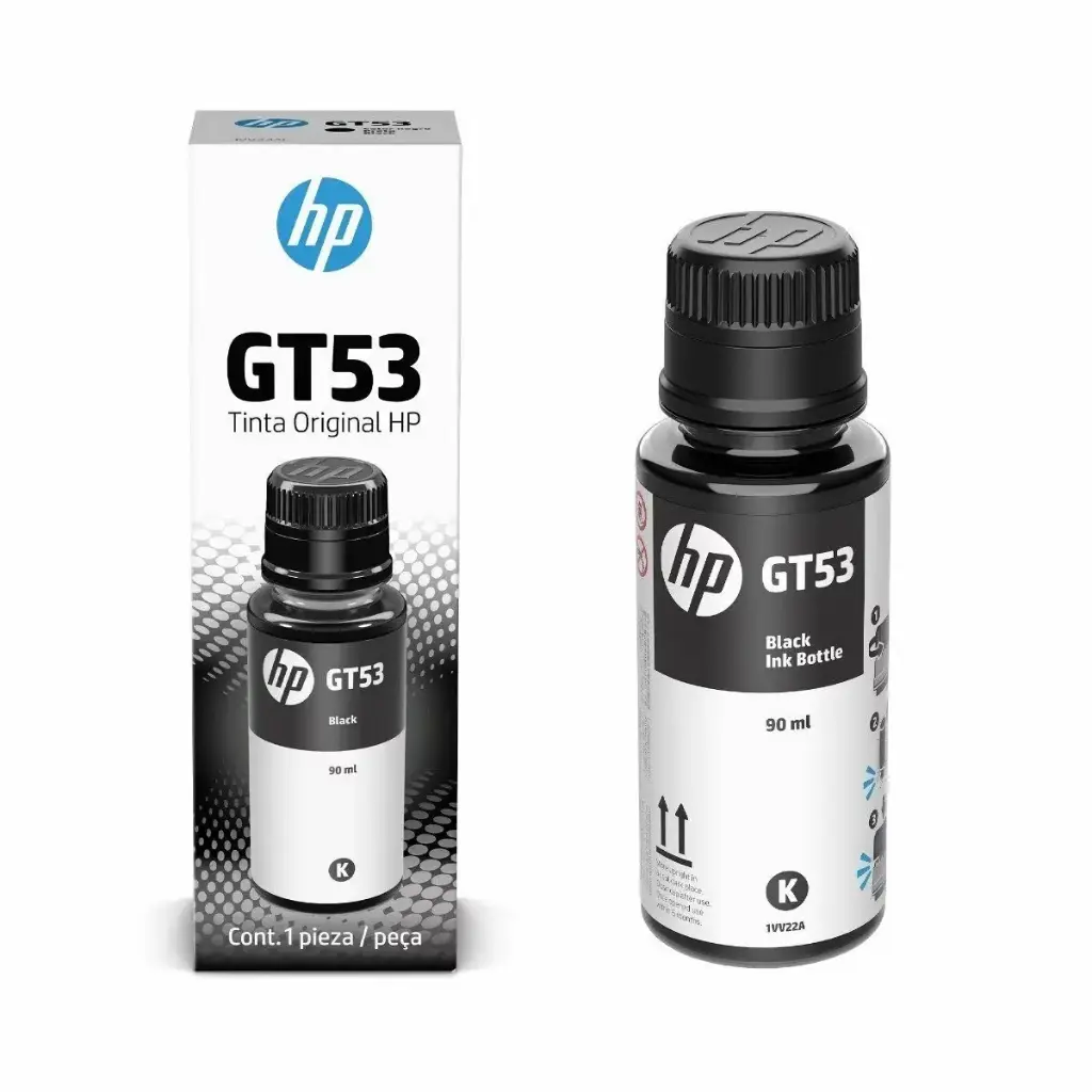 Botella de Tinta HP GT53 90ml Negro