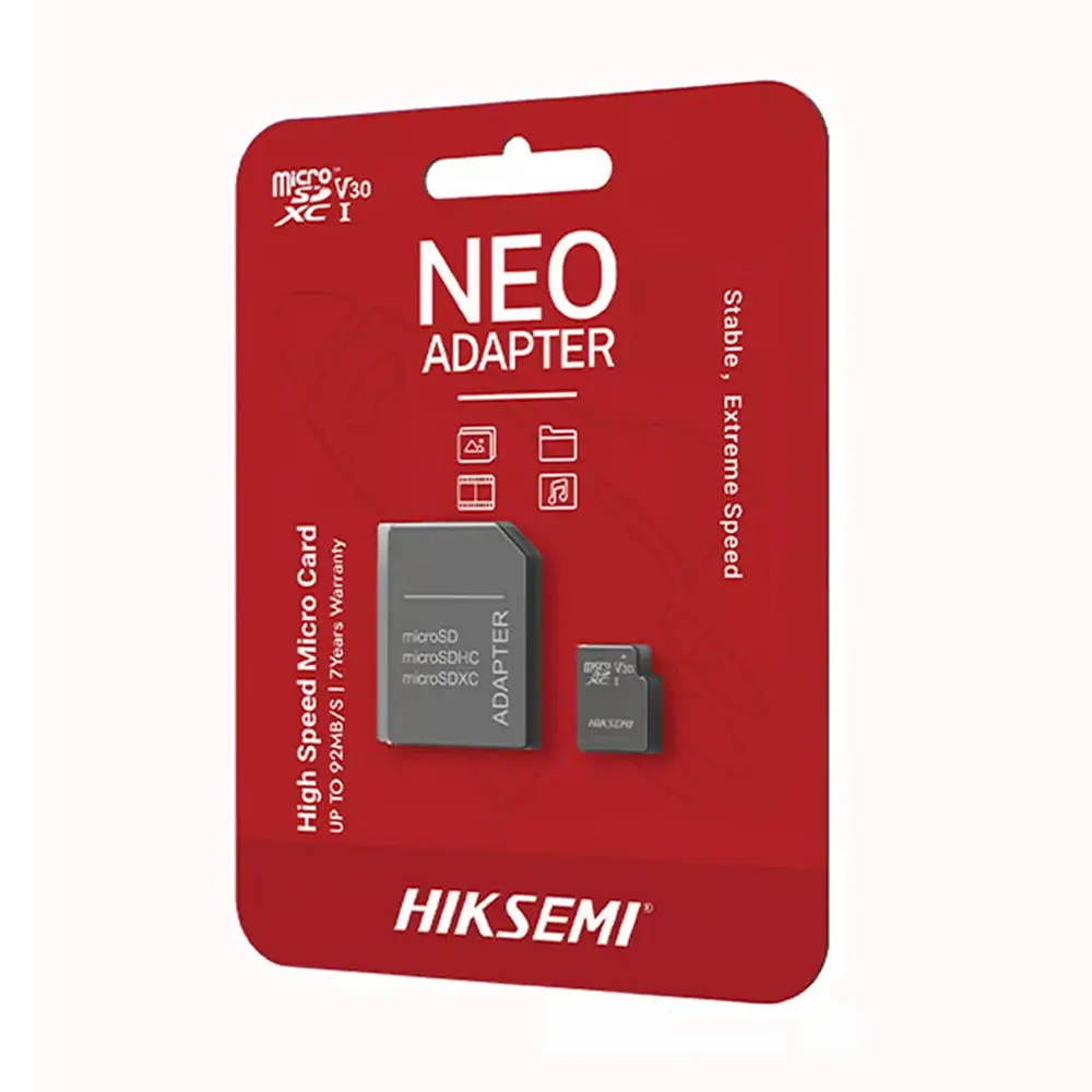 MicroSD Hiksemi 64GB NEO c/Adaptador V30