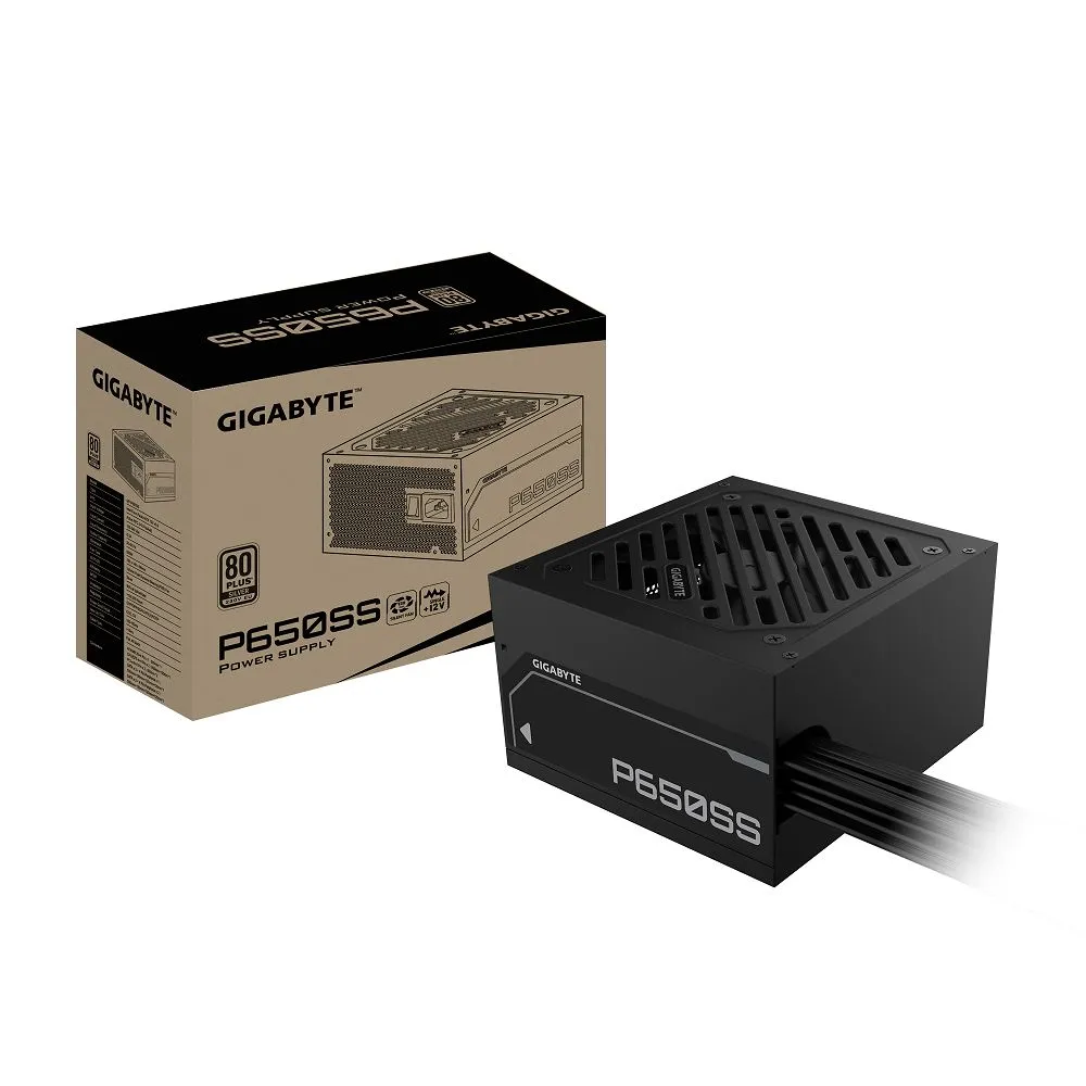 Fuente Gigabyte 650w P650SS 80 Plus Silver ATX 3.0 Negra