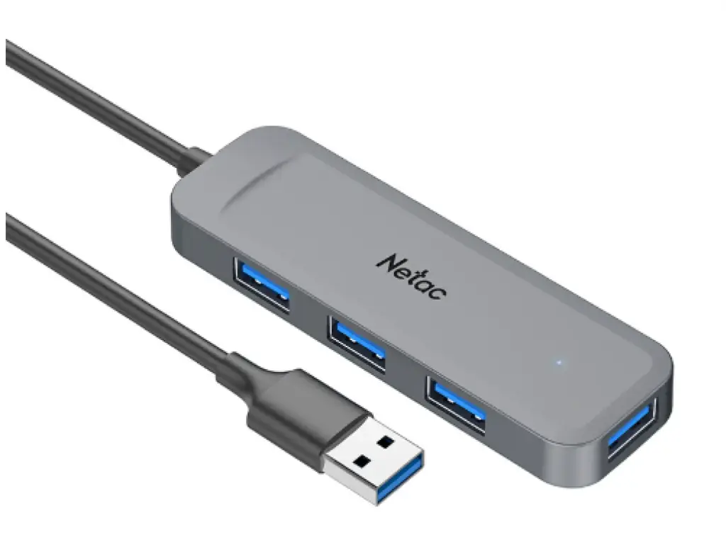 Hub Adaptador Netac USB-A a USB 3.0 x 4