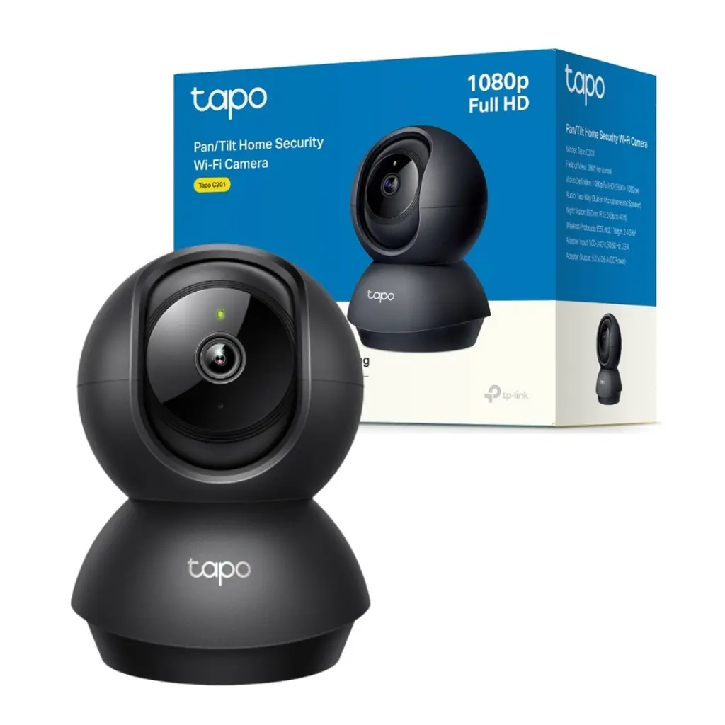 Camara IP Tapo C201 FullHD 1080p Movimiento Remoto Dia/Noche SD Wifi Black