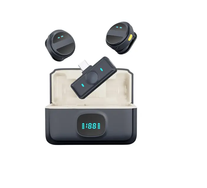 Microfono Raptor Vox Wireless P/Streaming Celular/Notebook/Tablet