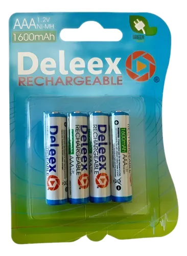 Pila AAA Recargable Deleex Ni-Mh 1600Mah x 1 unidad