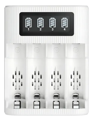 Cargador de Pilas AA-AAA USB EBL LCD 