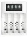 Cargador de Pilas AA-AAA USB EBL LCD 