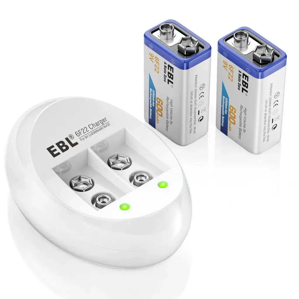 Cargador de Bateria 9v EBL Li-ion Ni-mh