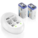 Cargador de Bateria 9v EBL Li-ion Ni-mh