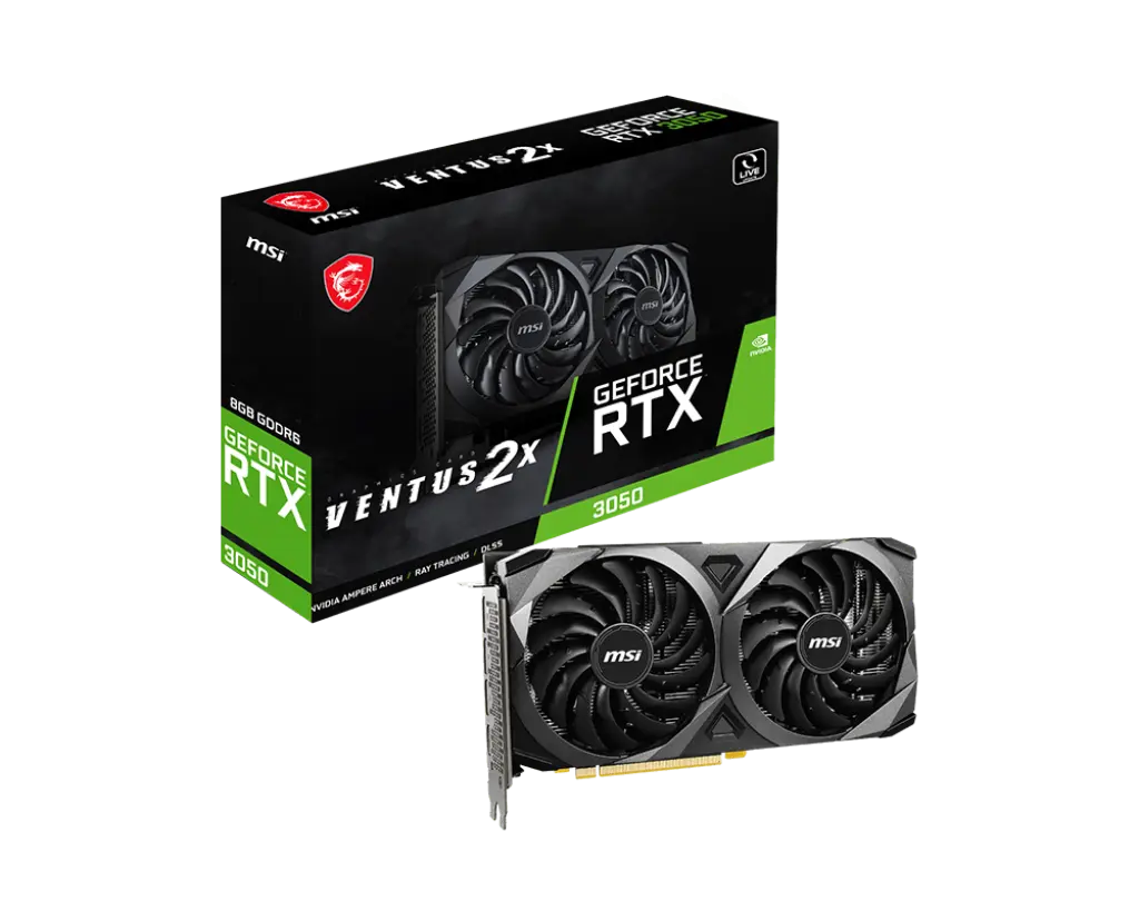 Placa de Video MSI RTX 3050 VENTUS 2X 6G OC 