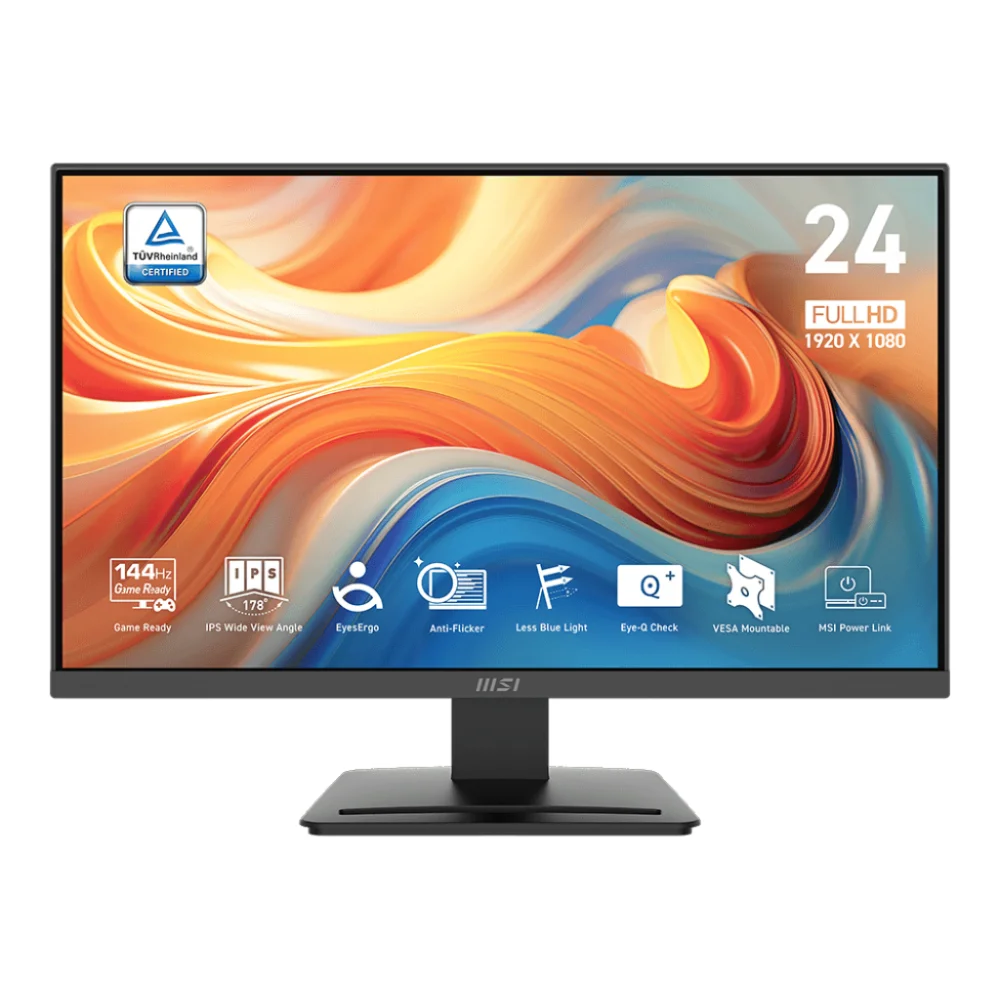 Monitor 24" MSI PRO MP243L E14 FHD 144Hz HDMI VGA