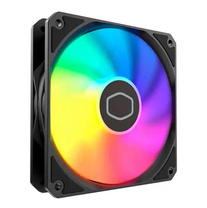 Fan Cooler Master p/Gabinete Masterfan 120mm ARGB Lite Black