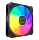 Fan CoolerMaster p/Gabinete Masterfan 120mm Lite Black