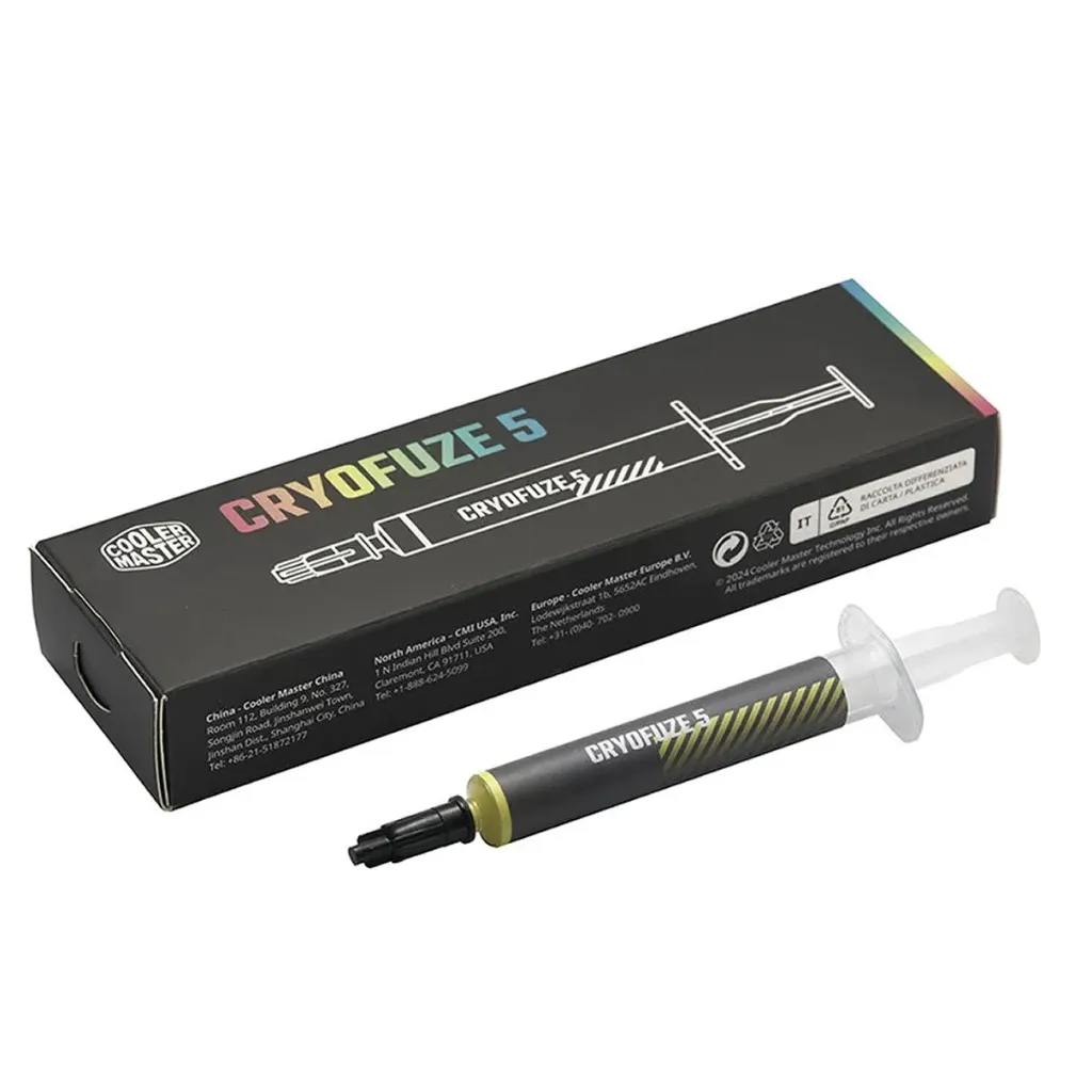 Pasta Térmica Cooler Master Cryofuze 5 Amarilla 3g