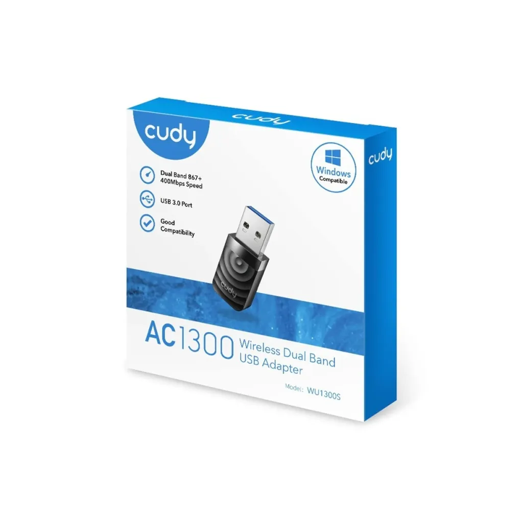 Adaptador Cudy Wifi USB AC1300 WU1300S