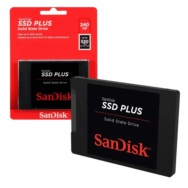 Disco SSD 2.5" Sandisk 240GB Plus SATA3
