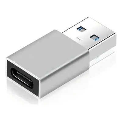 Adaptador USB-C Hembra a USB-A Macho 3.0 Altanet Plateado