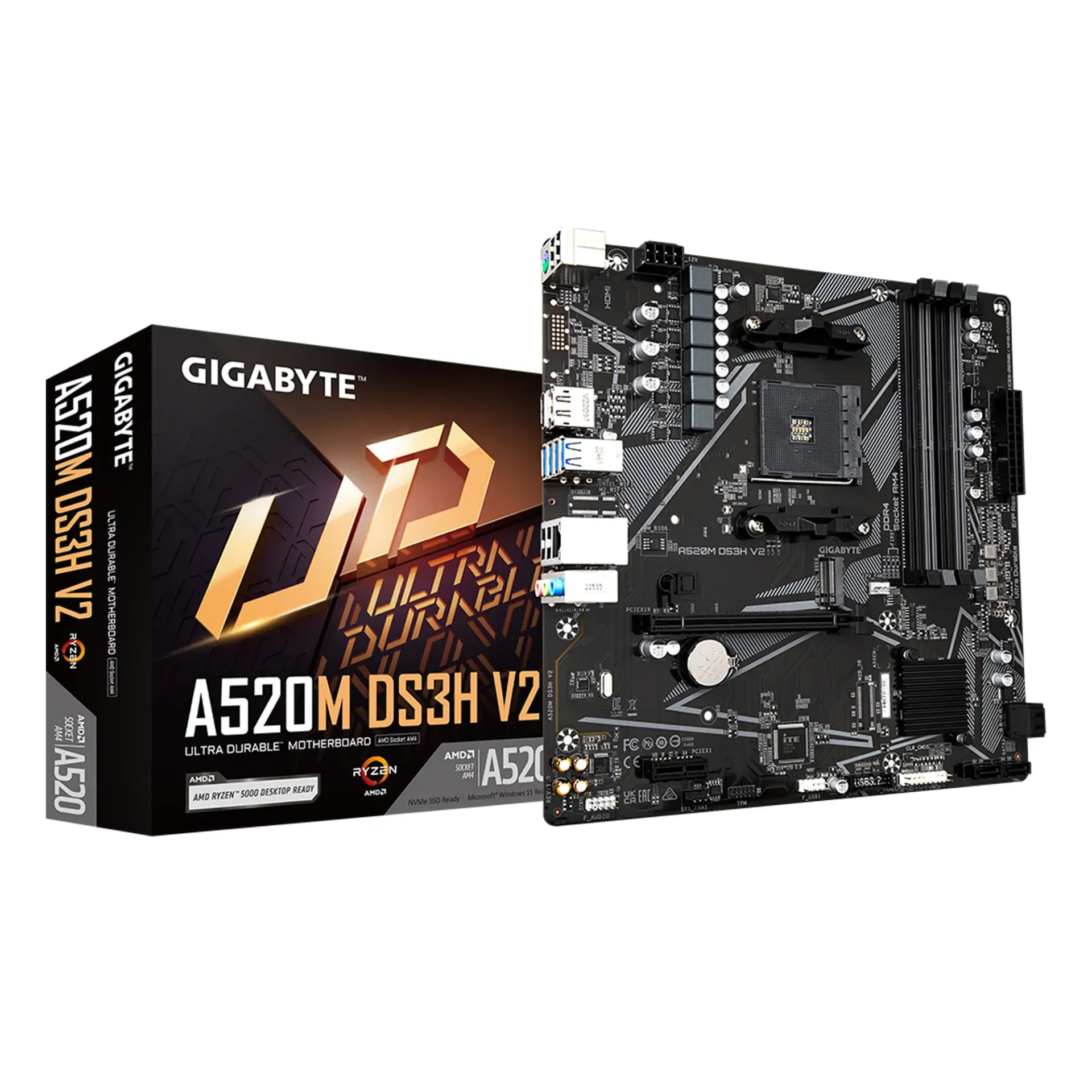 Motherboard Gigabyte A520M DS3H V2 AM4