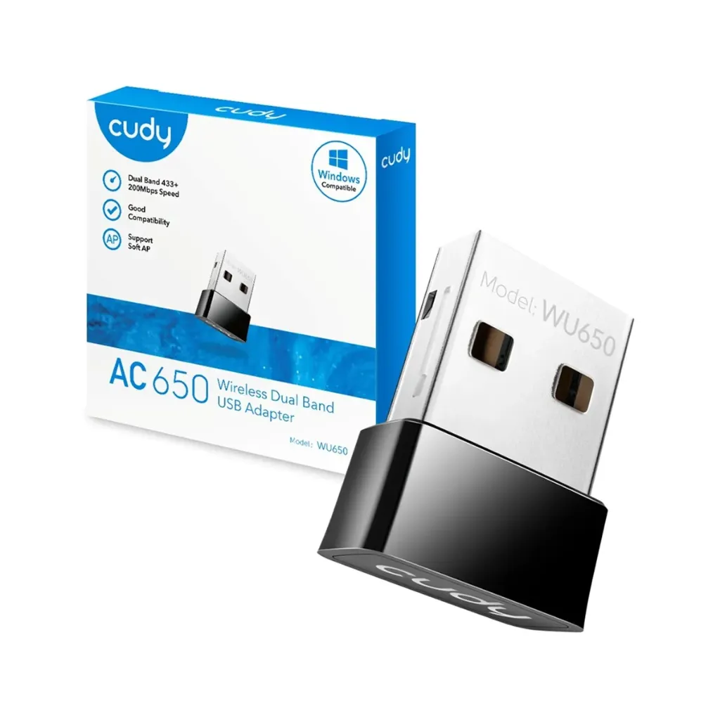 Adaptador Cudy USB Wifi AC650 Mini USB