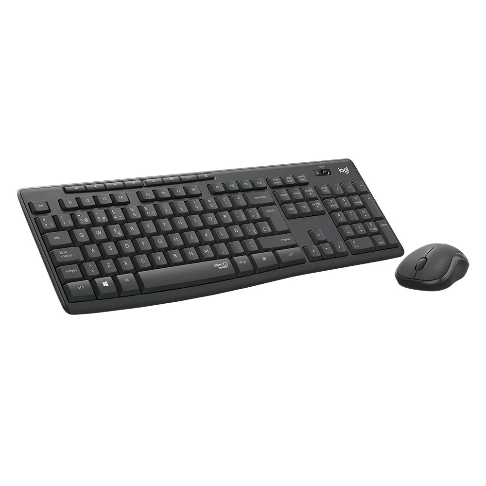 Teclado y Mouse Logitech MK295 Silent Negro Wireless
