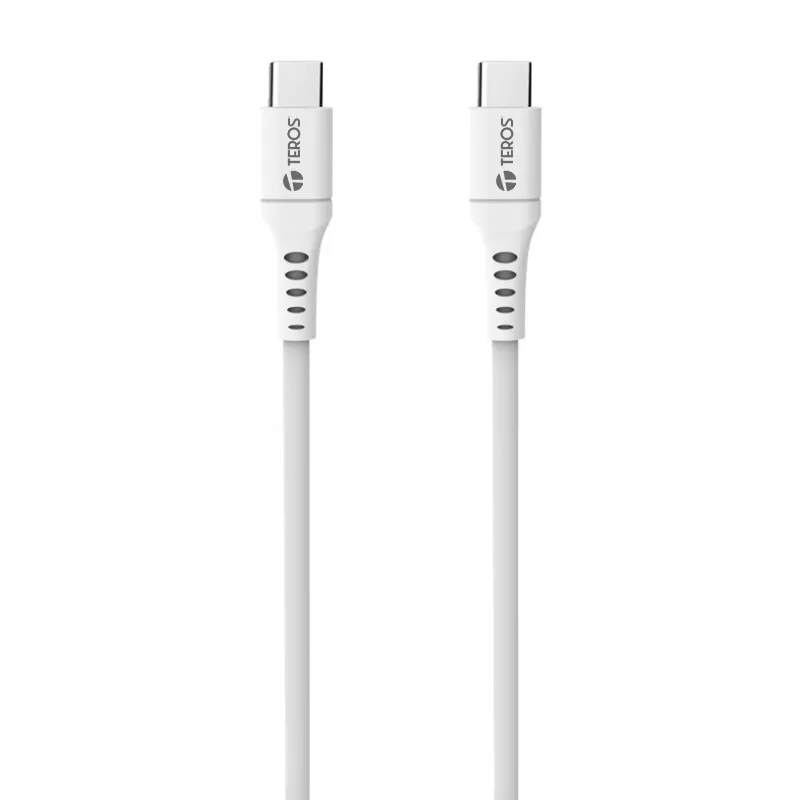 Cable Teros USB-C a USB-C White TE-70208W