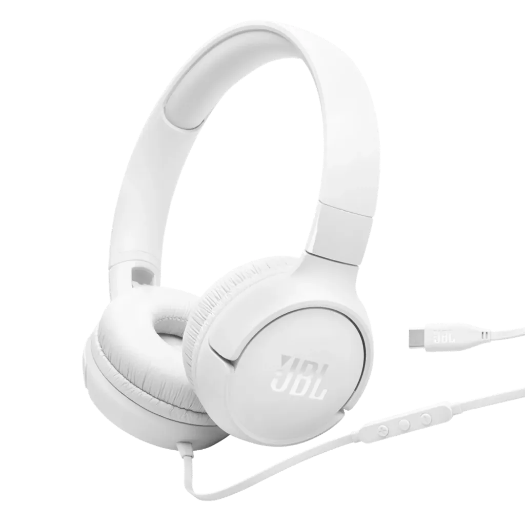 Auriculares JBL T520C On Ear White USB-C
