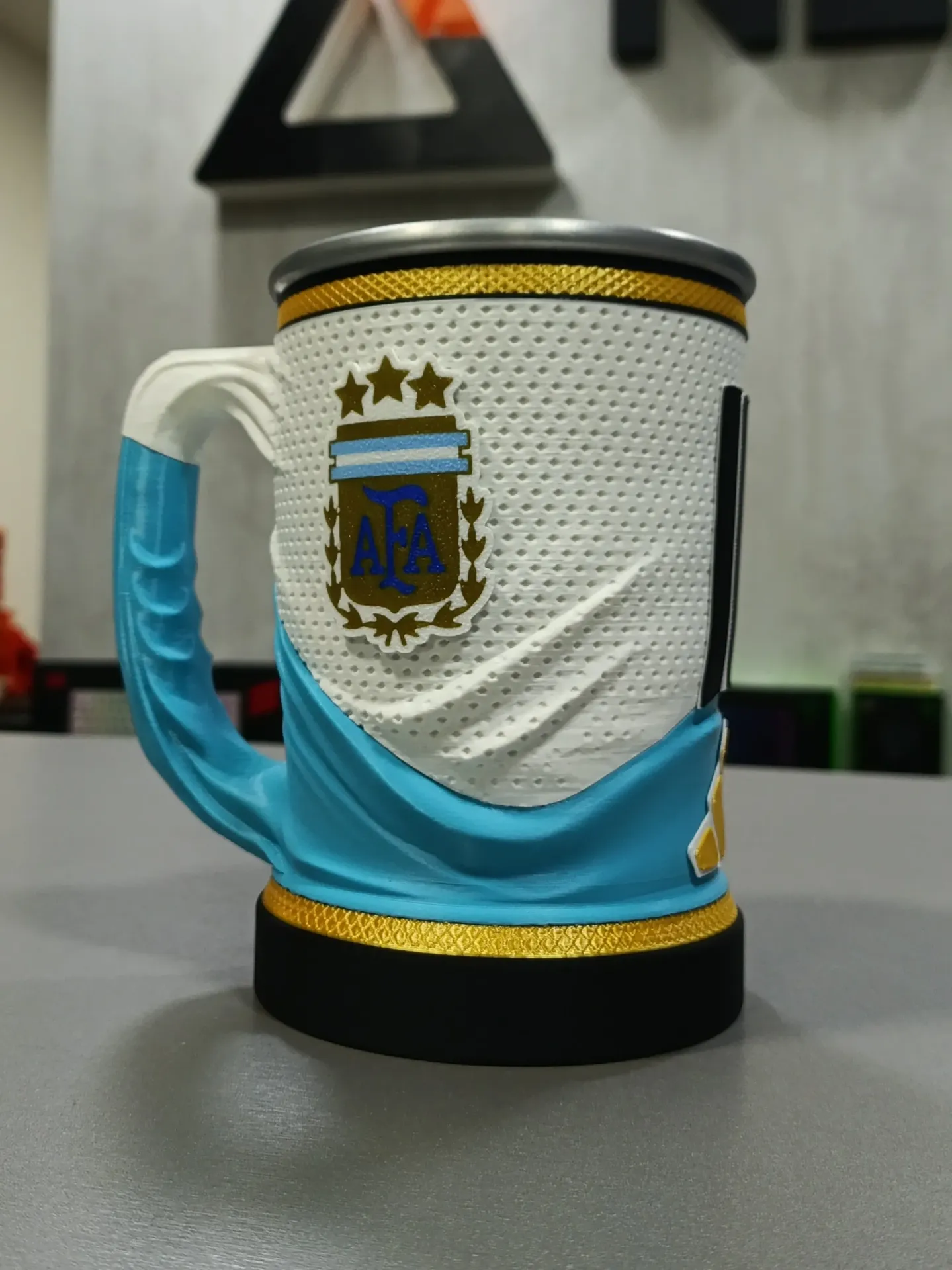 Vaso Chop Jarra Seleccion Mundial Argentina AFA 750cc Reforzado
