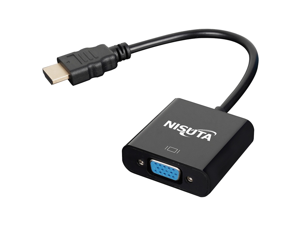 Adaptador Nisuta HDMI a VGA NSCOHDVG6