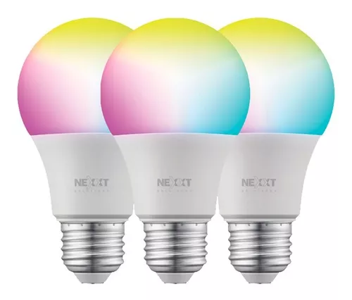 Lampara Smart LED RGB Nexxt NHB-C120 Pack X3