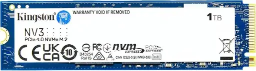 Disco SSD M.2 Kingston 1TB SNV3S NVMe PCIe 4.0