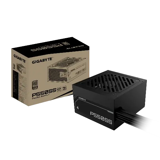 Fuente Gamer Gigabyte 550W 80 Plus Silver ATX 3.0 Negra
