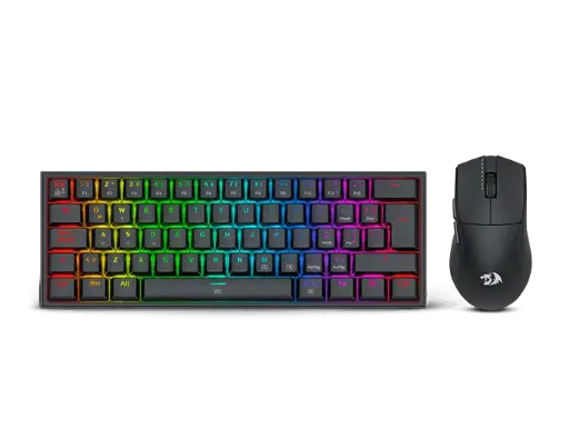 Teclado Mecanico y Mouse Redragon K617RGB + M724 Black
