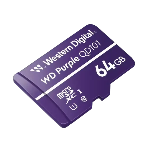 MicroSDXC Western Digital 64GB Purple SC Ultra Endurance