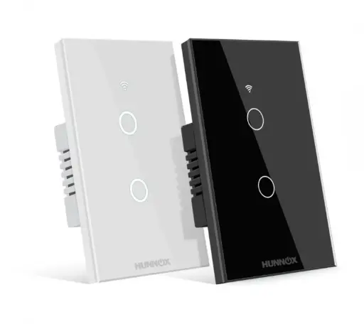 Tecla Hunnox Smart Tactil 2 Canales Blanco