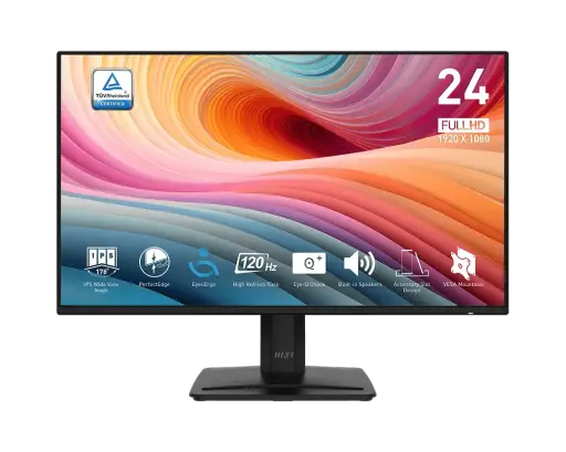 Monitor MSI PRO MP242A E2 – 23.8″ FHD IPS 120 Hz