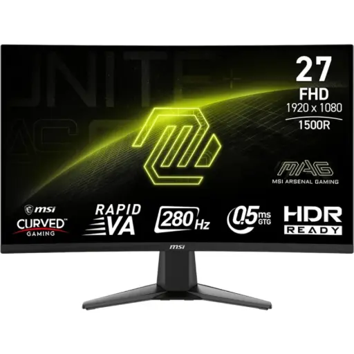 Monitor Gamer MSI MAG 27" 280Hz FHD Curvo 276CXF