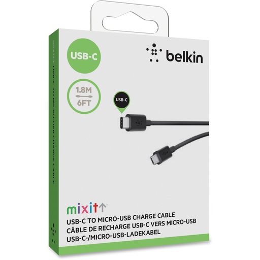 Cable USB-C a Micro-USB Belkin 1.8 Metros